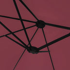 Doppel-Sonnenschirm Bordeauxrot 449x265 cm