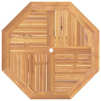 Gartentisch Klappbar 110x110x75 cm Massivholz Teak