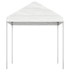 Pavillon mit Dach Weiß 20,07x2,28x2,69 m Polyethylen