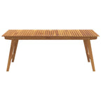 Gartentisch 200x90x75 cm Massivholz Akazie