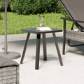 Gartentisch Anthrazit 34x34x38 cm Stahl
