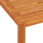 3-tlg. Garten-Essgruppe Massivholz Teak