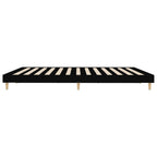 Bettgestell Schwarz 200x200 cm Holzwerkstoff