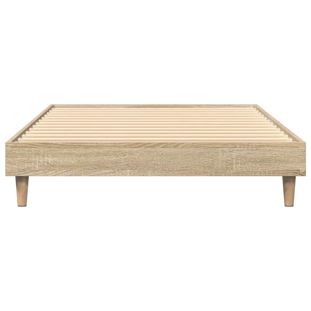 Bettgestell ohne Matratze Sonoma-Eiche 75x190 cm Holzwerkstoff
