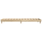 Bettgestell ohne Matratze Sonoma-Eiche 75x190 cm Holzwerkstoff