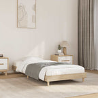 Bettgestell ohne Matratze Sonoma-Eiche 75x190 cm Holzwerkstoff