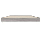 Bettgestell Grau Sonoma 100x200 cm Holzwerkstoff