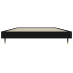 Bettgestell Schwarz 90x200 cm Holzwerkstoff