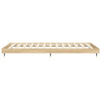 Bettgestell ohne Matratze Sonoma-Eiche 90x200 cm Holzwerkstoff