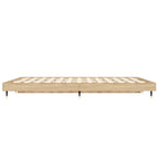 Bettgestell ohne Matratze Sonoma-Eiche 120x190 cm Holzwerkstoff