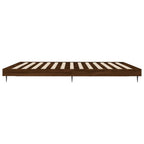 Bettgestell ohne Matratze Braun Eichen-Optik 200x200 cm