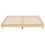 Bettgestell ohne Matratze Sonoma-Eiche 180x200 cm Holzwerkstoff