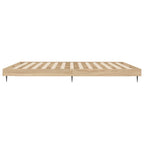Bettgestell ohne Matratze Sonoma-Eiche 120x200 cm Holzwerkstoff