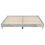 Bettgestell Betongrau 120x200 cm Holzwerkstoff