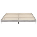 Bettgestell Grau Sonoma 120x200 cm Holzwerkstoff