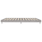 Bettgestell Grau Sonoma 120x200 cm Holzwerkstoff
