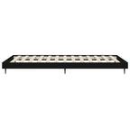 Bettgestell Schwarz 100x200 cm Holzwerkstoff