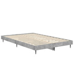 Bettgestell Betongrau 120x190 cm Holzwerkstoff
