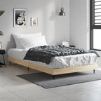 Bettgestell ohne Matratze Sonoma-Eiche 90x190 cm Holzwerkstoff