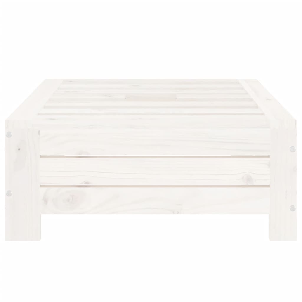 Verkleidung für Sonnenschirmständer Weiß Massivholz Kiefer