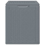 Gartenbox Grau PP Rattan 90 L