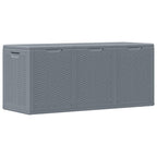 Gartenbox Grau PP Rattan 270 L