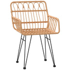 7-tlg. Garten-Essgruppe Poly Rattan