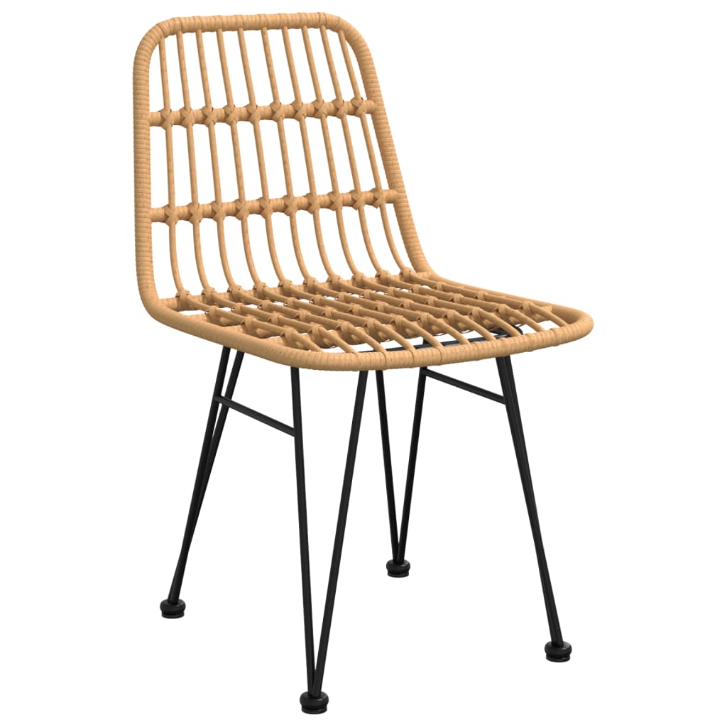 9-tlg. Garten-Essgruppe Poly Rattan