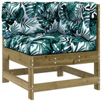 5-tlg. Garten-Lounge-Set mit Kissen Imprägniertes Kiefernholz
