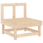 11-tlg. Garten-Lounge-Set Massivholz Kiefer