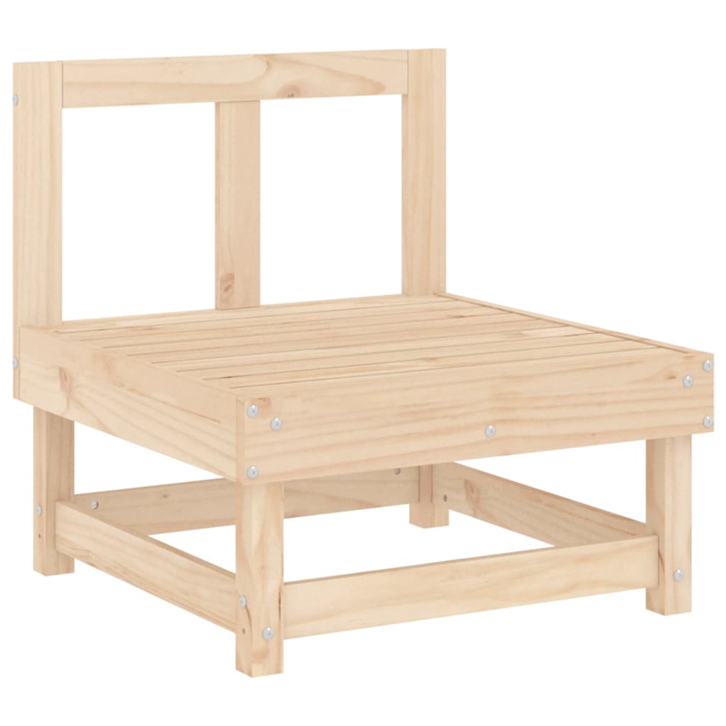 11-tlg. Garten-Lounge-Set Massivholz Kiefer