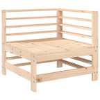 4-tlg. Garten-Lounge-Set Massivholz Kiefer