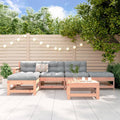 6-tlg. Garten-Lounge-Set Massivholz Douglasie