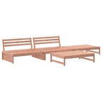 4-tlg. Garten-Lounge-Set Massivholz Douglasie