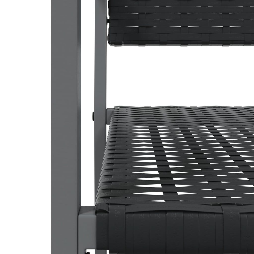 5-tlg. Garten-Essgruppe Poly Rattan und Stahl