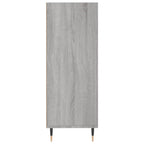 Bücherregal Grau Sonoma 69,5x32,5x90 cm Holzwerkstoff