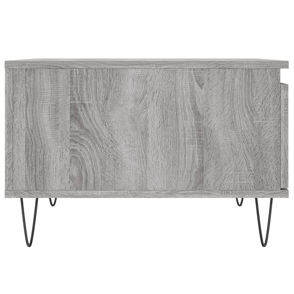Couchtisch Grau Sonoma 55x55x36,5 cm Holzwerkstoff