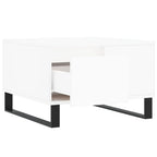 Couchtisch Weiß 55x55x36,5 cm Holzwerkstoff
