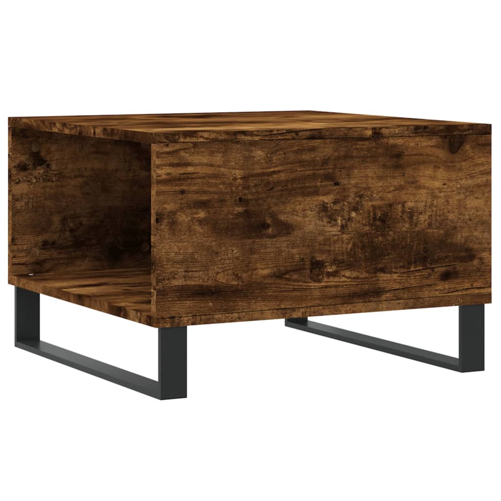 Couchtisch Räuchereiche 55x55x36,5 cm Holzwerkstoff