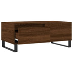 Couchtisch Braun Eichen-Optik 90x50x36,5 cm Holzwerkstoff