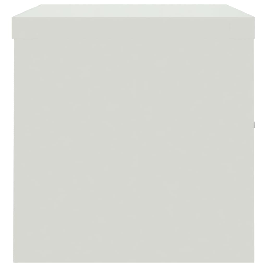 Aktenschrank Hellgrau 90x40x40 cm Stahl