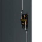 Aktenschrank Anthrazit 90x40x105 cm Stahl