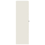 Aktenschrank Weiß 90x40x140 cm Stahl