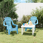 Kinder-Gartenstühle 2 Stk. 37x34x44 cm PP Holzoptik