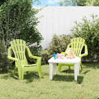 Kinder-Gartenstühle 2 Stk. 37x34x44 cm PP Holzoptik