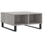 Couchtisch Grau Sonoma 60x60x30 cm Holzwerkstoff