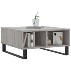 Couchtisch Grau Sonoma 60x60x30 cm Holzwerkstoff