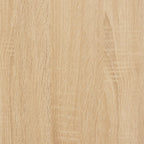 Bücherregal mit Tür Sonoma-Eiche 44,5x30x154,5 cm Holzwerkstoff