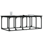 Couchtisch Schwarz 100x50x35,5 cm Holzwerkstoff