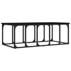 Couchtisch Schwarz 100x50x35,5 cm Holzwerkstoff